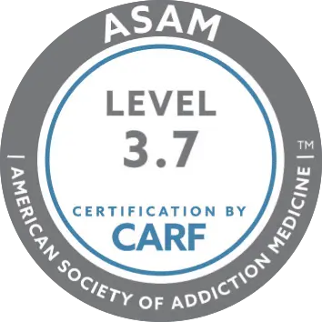 American Society of Addiction Medicine Certification by CARF level 3.7